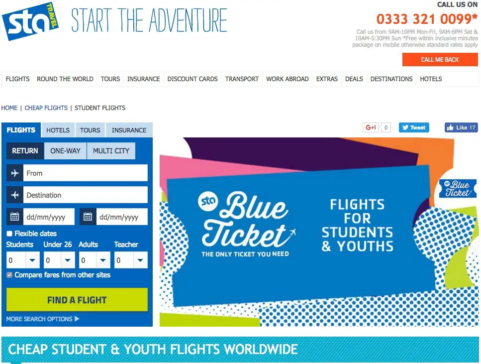 STA Travel book cheap flight tickets to India for students