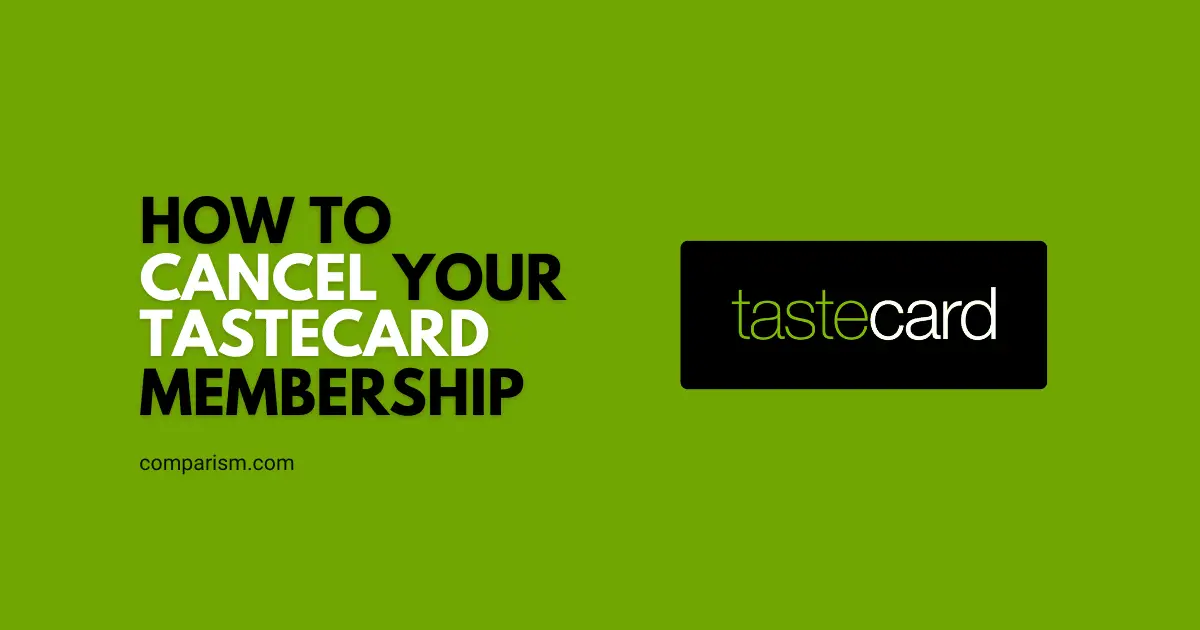 How to cancel tastecard membership full guide