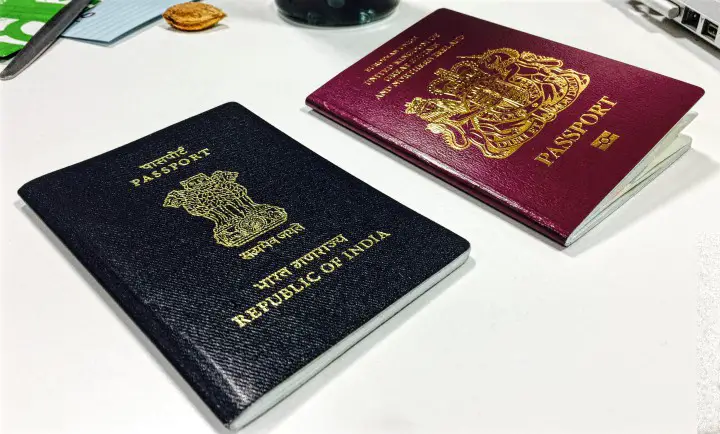 indian passport travel to uk