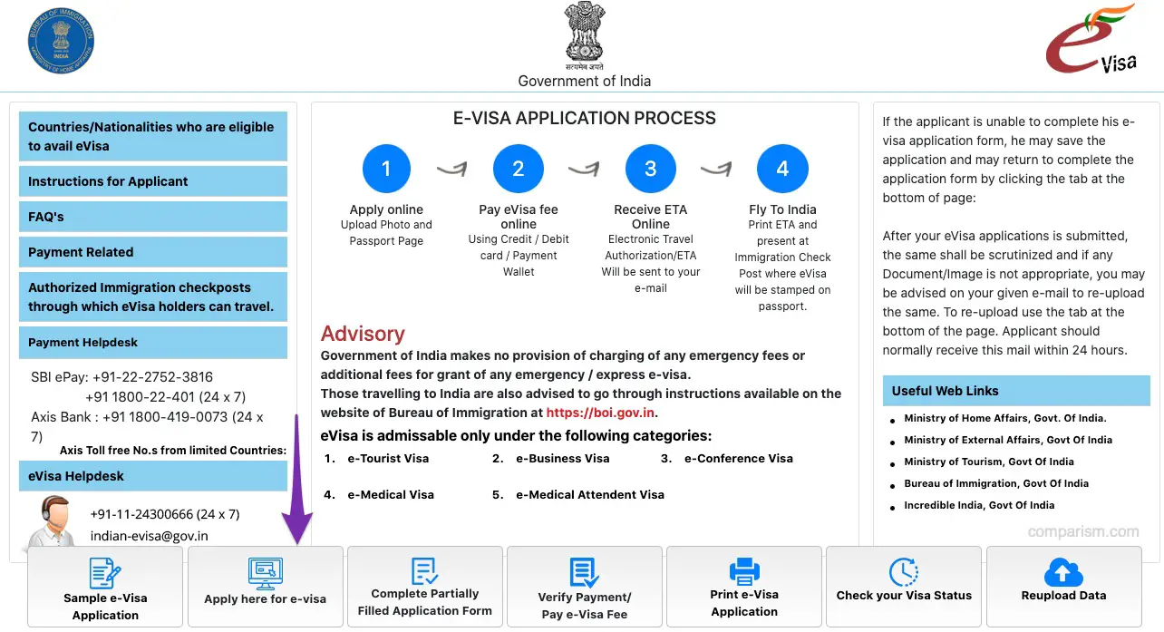 Indian e-Visa Registration from UK