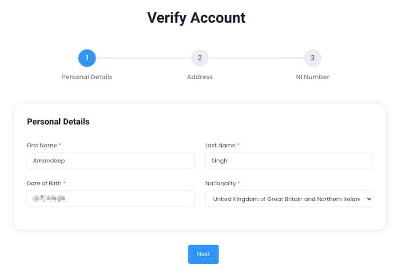 verify Wealthyhood account