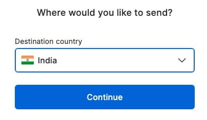 sending money to India with XE